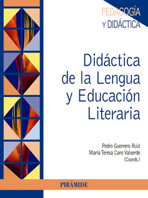 cover image of Didáctica de la lengua y educación literaria